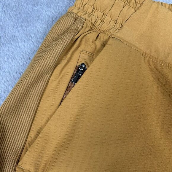 Athleta Textured Brooklyn Jogger Pants Womens Size 0 Tuscan Gold Pull On Pockets - Picture 7 of 12